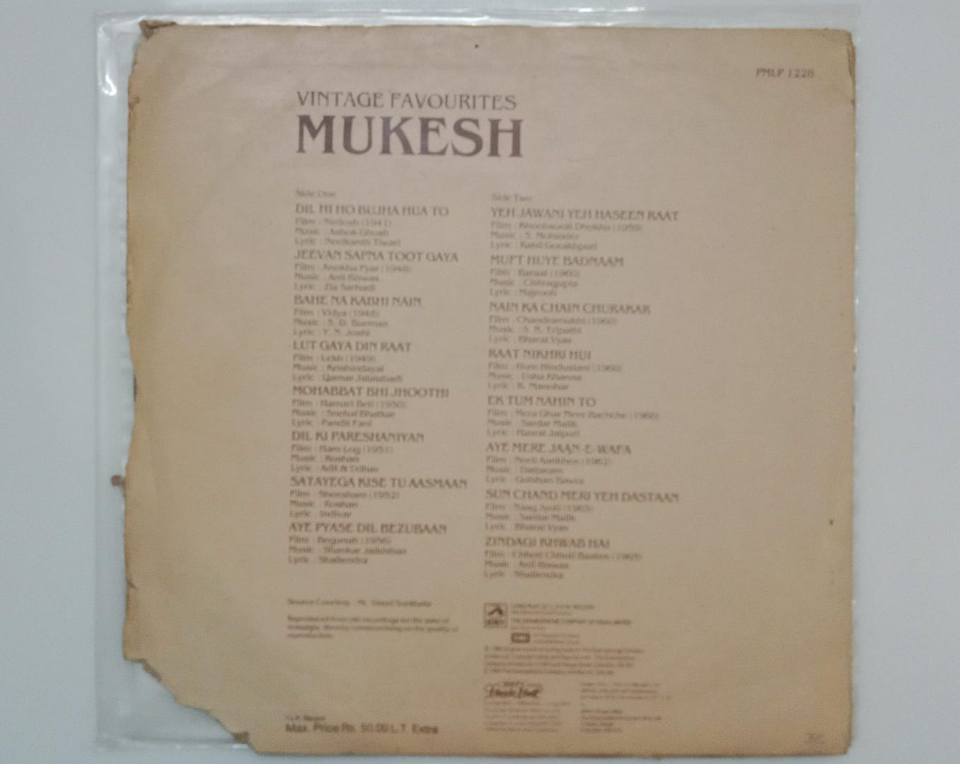 Vintage Favourites Mukesh