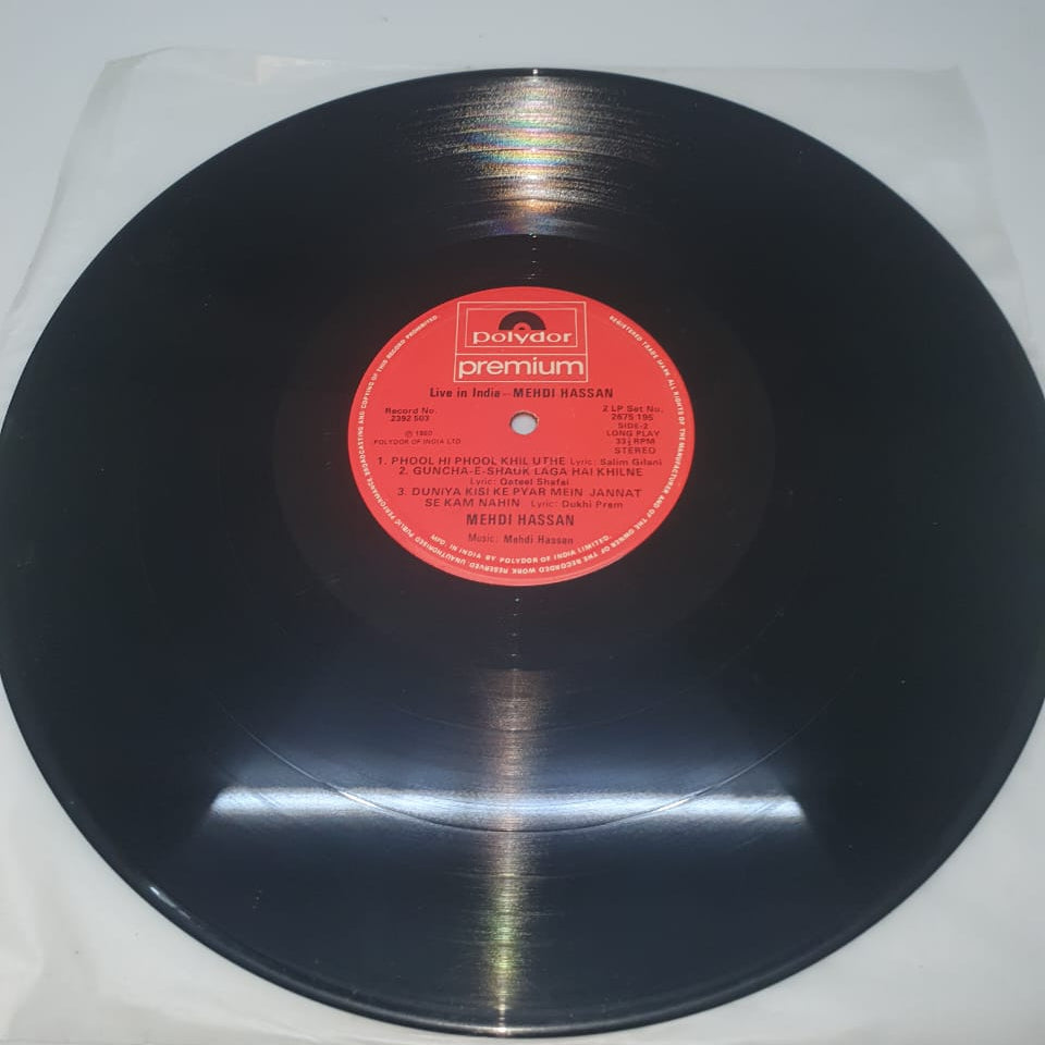Mehdi Hassan – Live in India (Vinyl Record)