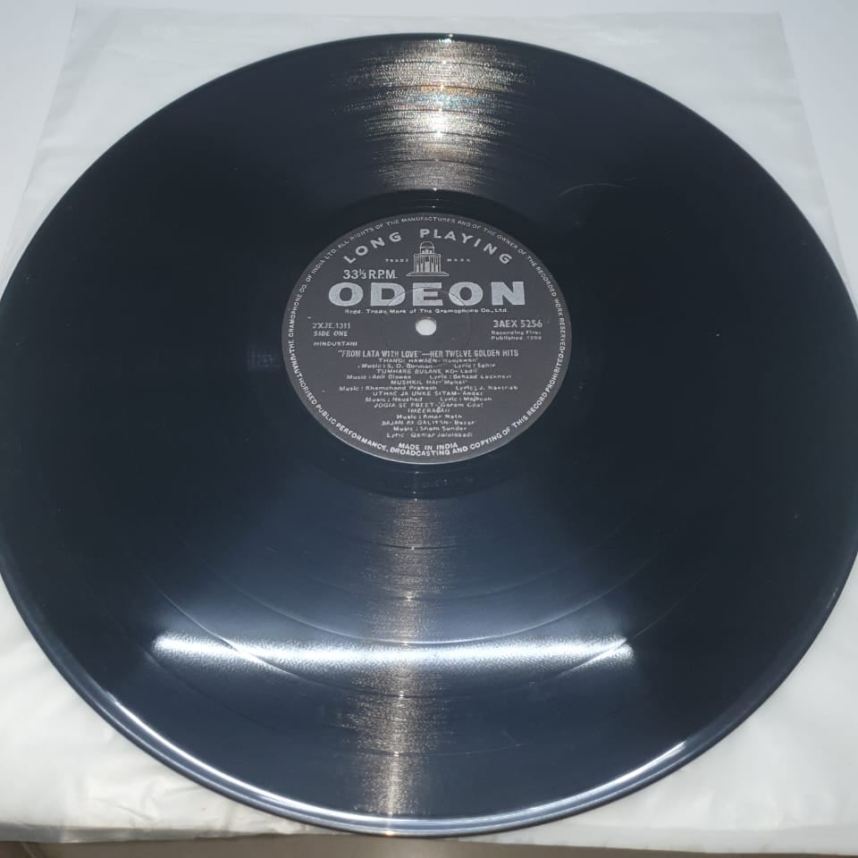 From Lata With Love – 12 Golden Hits (Vinyl Record)