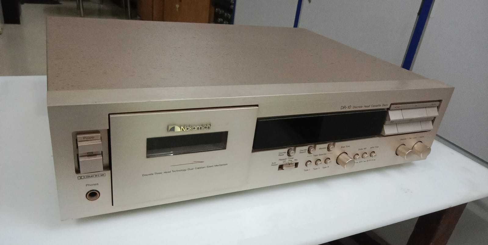 Nakamichi DR-10 Discrete Head Cassette Deck – Vintage Hi-Fi