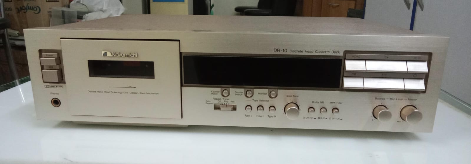 Nakamichi DR-10 Discrete Head Cassette Deck – Vintage Hi-Fi