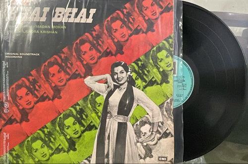 Vinyl record with a colorful cover featuring images of people on a table.