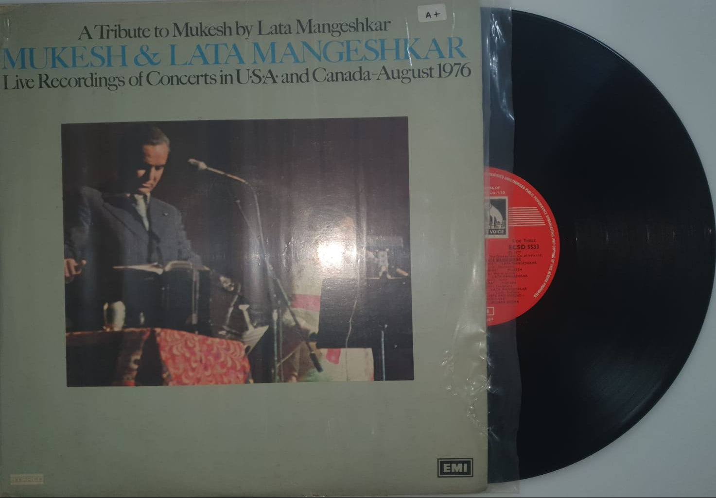 Mukesh & Lata Mangeshkar – Live Concert USA & Canada (Vinyl Record)