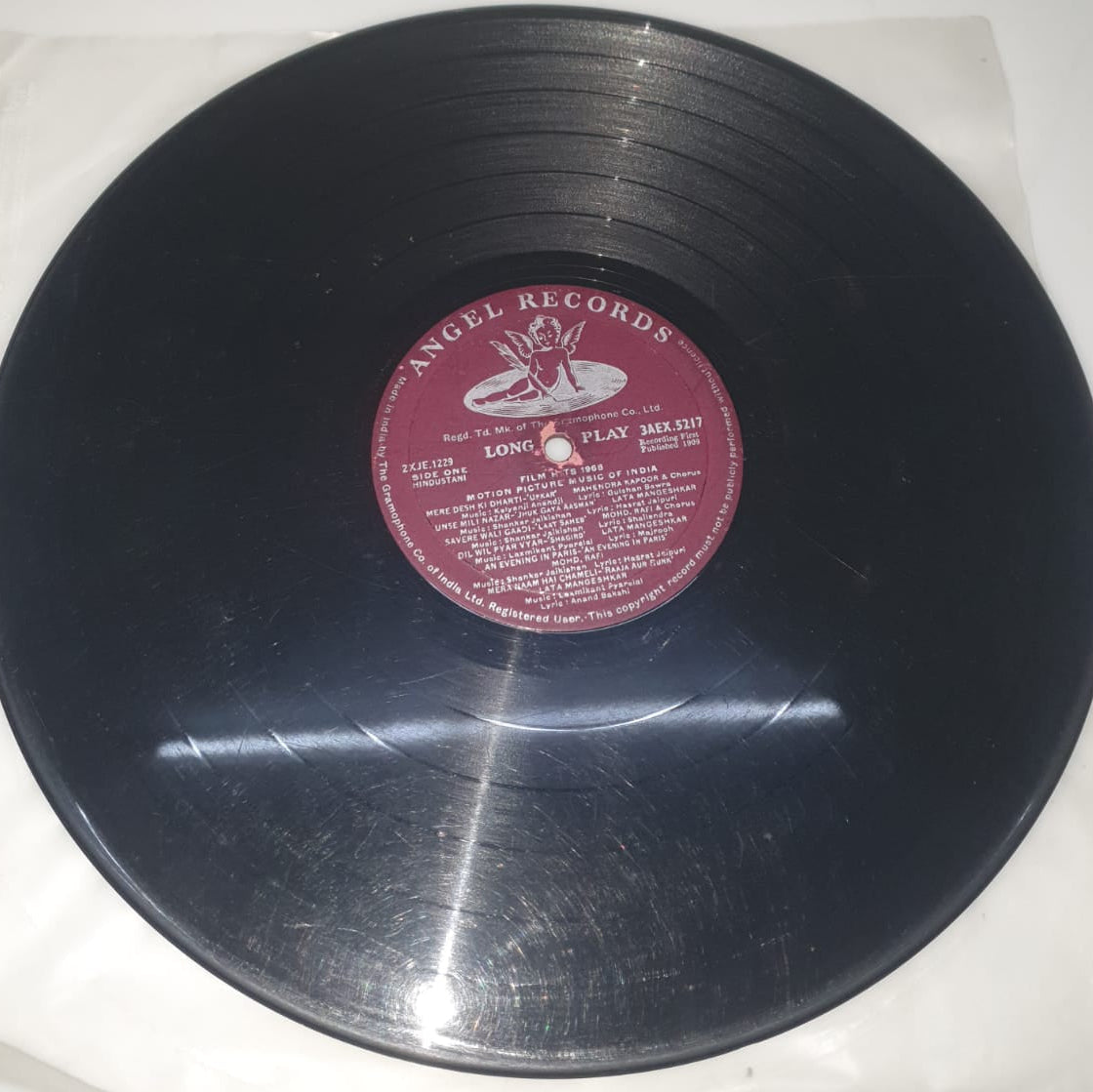 Film Hits 1968 – Motion Picture Music of India (Vinyl Record)