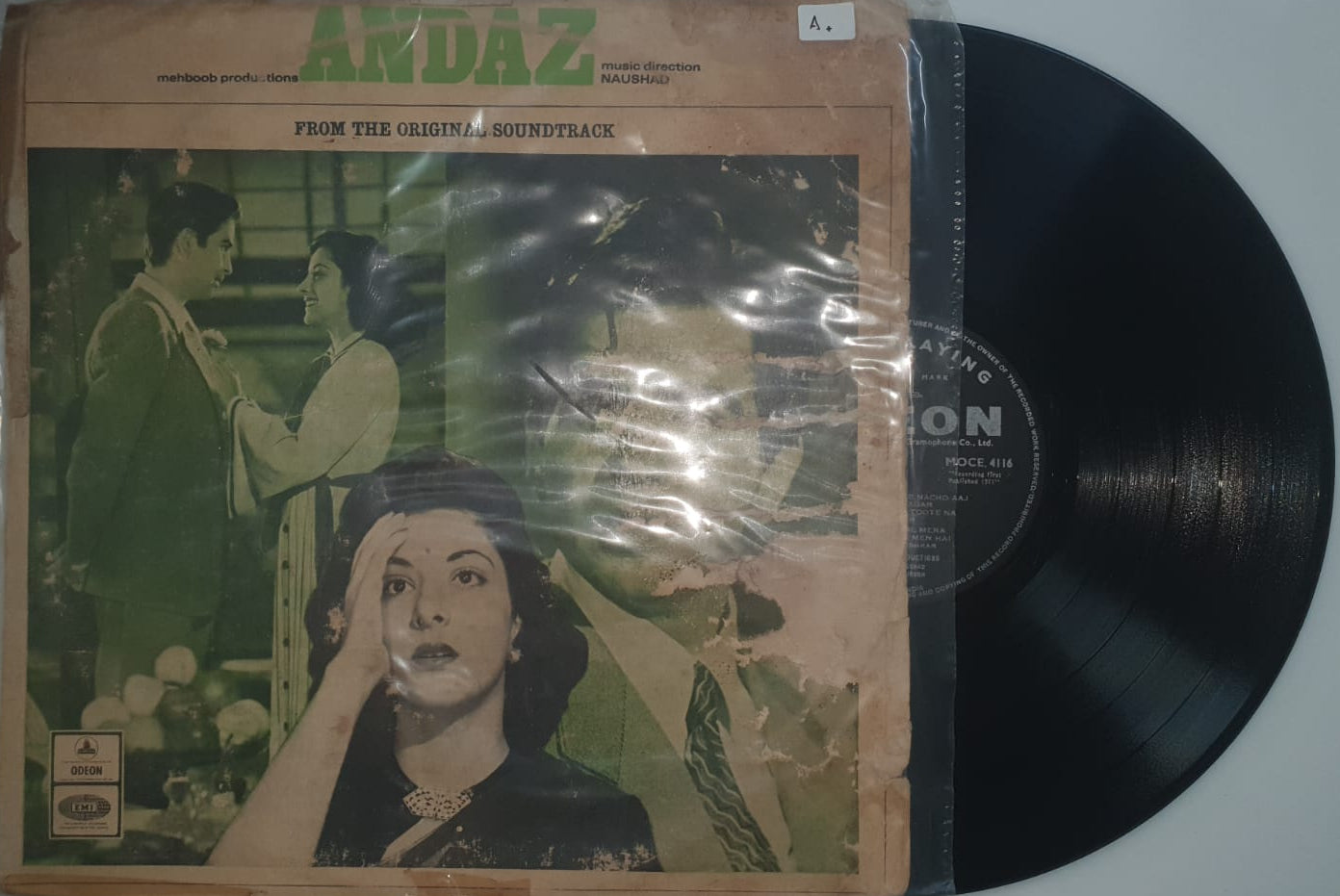 Andaz – Original Soundtrack Vinyl Record (Naushad) E