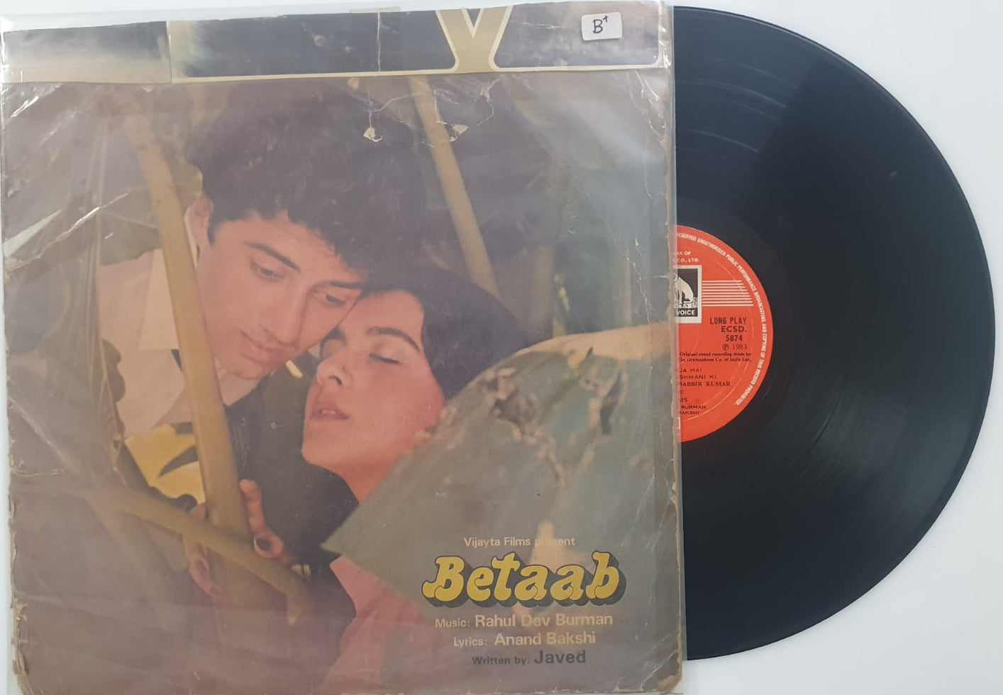 Betaab – Original Bollywood Soundtrack Vinyl Record LP