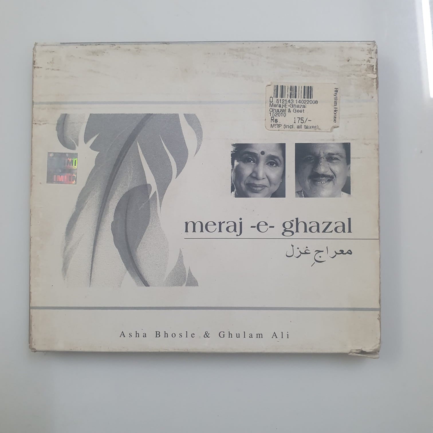 Meraj-e-Ghazal – Asha Bhosle & Ghulam Ali (Audio CD)