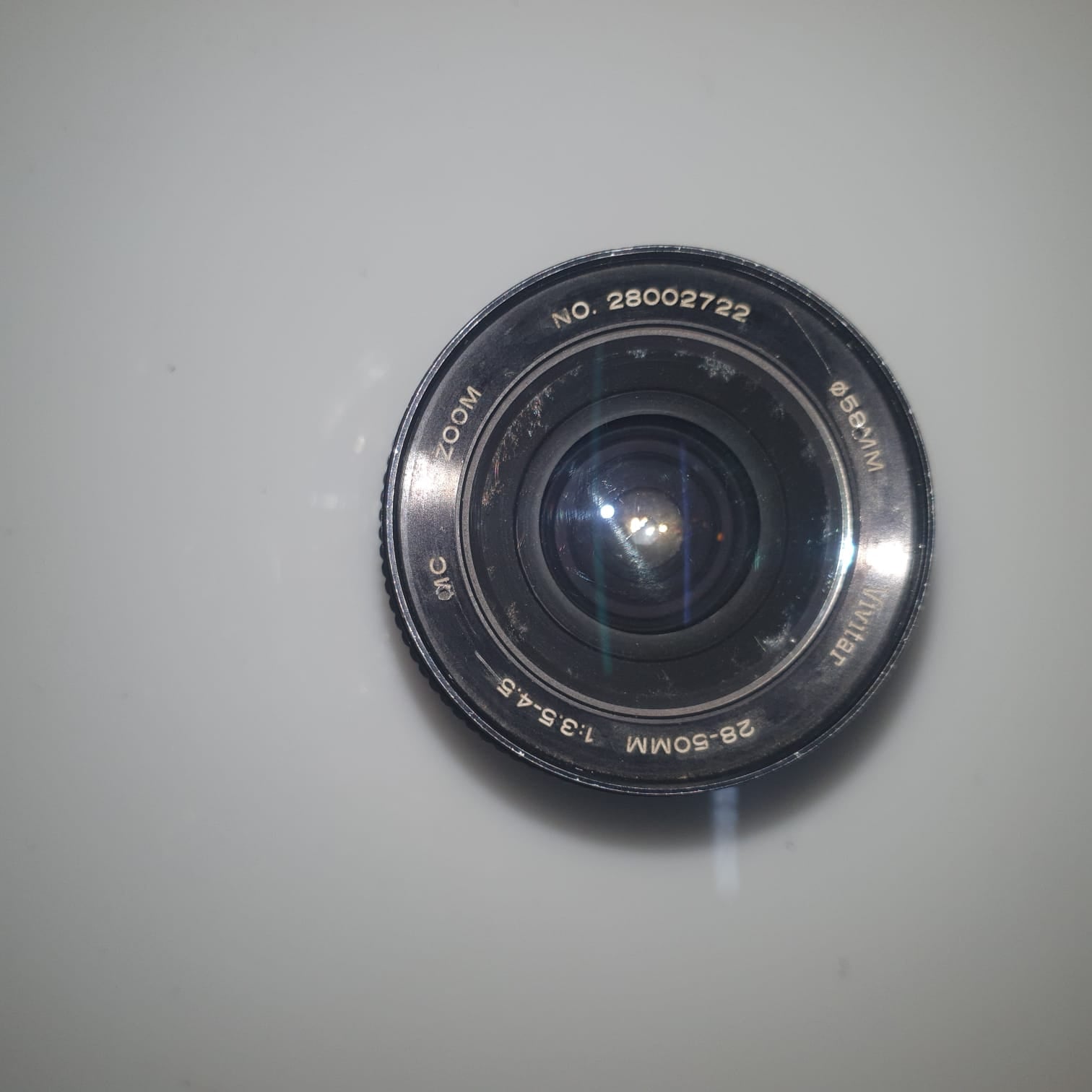 Vivitar 28–50mm f/3.5–4.5 Manual Focus Zoom Lens (58mm Filter) – Vintage Lens