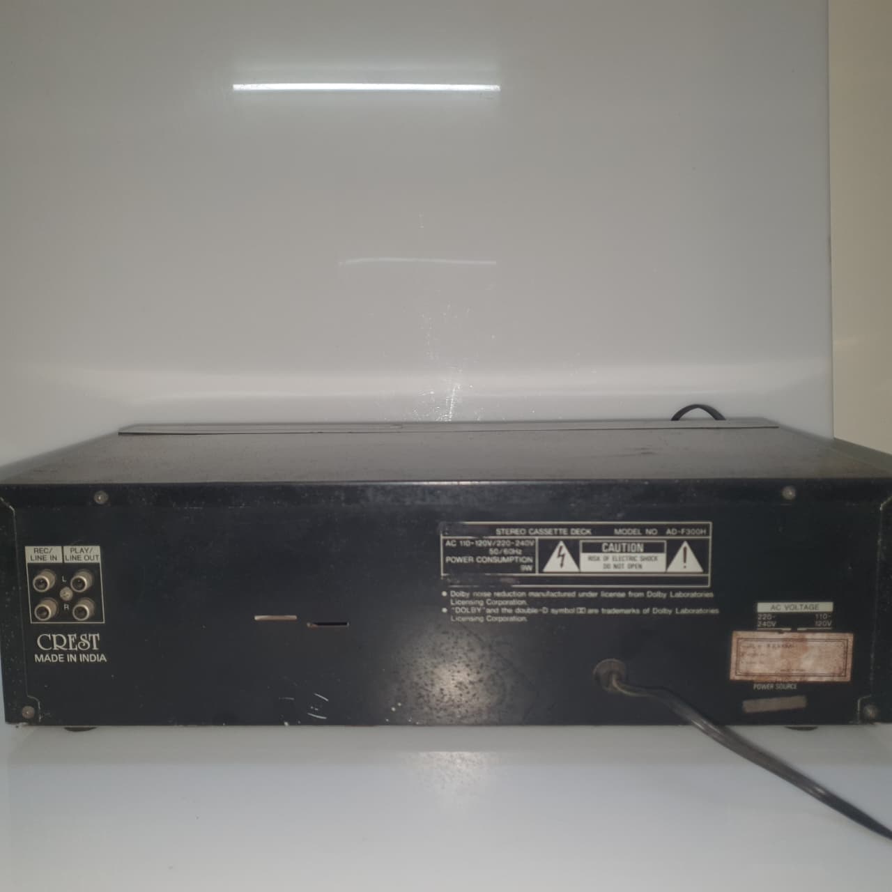 Crest AD-F300H Stereo Cassette Deck (Vintage)