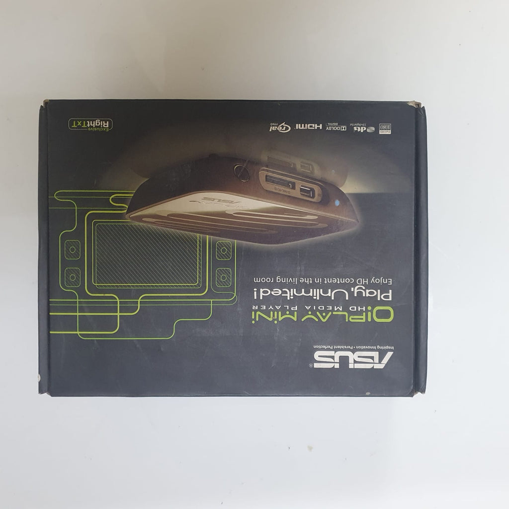 ASUS O!Play Mini Plus HD Media Player – Full HD 1080p | Wi-Fi | Gigabit LAN | Original Box & Remote