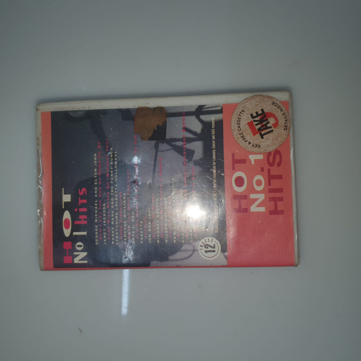 HOT No. 1 HITS – 12 Chart-Topping Hits | 1992 Realm Records Cassette